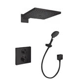 Душевая система скрытого монтажа Hansgrohe Raindance черный матовый 2623815714MB