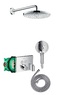 Дешевая система с термостатом Hansgrohe ShowerSelect хром 15765000+01800180+26530000+28276000+27378000
