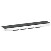 Боковой душ 500 с душевой полкой Hansgrohe Rainfinity, 1 тип струи (цвет - белый матовый/стекло чёрное) 26243700
