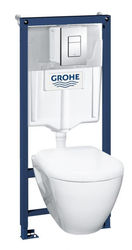 Комплект инсталляция + унитаз Grohe Solido Perfect с крышкой Soft-Close 39186000