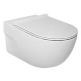 Унитаз подвесной Roca Meridian Rimless A34H240000 с сидением Soft Close