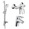 Набор смесителей HANSGROHE Logis Loop 70 (71150000+71247000+26553400) 1052019