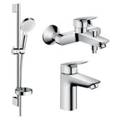 Набор смесителей для ванны Hansgrohe Logis (71100000+71400000+26553400) 1082019