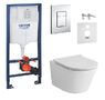 Инсталляция Grohe Rapid SL 38772001 4 в 1 + Унитаз подвесной Volle Aiva Rimless с сиденьем slim slow-closing 13-68-526