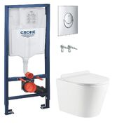 Инсталляция Grohe Rapid SL 38721001 4 в 1 + Унитаз подвесной Koller Pool Orion OR-0515-RW с сиденьем Soft Close