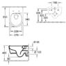 Инсталляция Grohe Rapid SL 38772001 4 в 1 + Унитаз подвесной Villeroy&Boch Vento 5656HR01 с сиденьям Soft Close