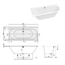 Ванна квариловая Villeroy&Boch Oberon 2.0 180x80 UBQ180OBR2DV-01