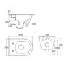 Инсталляция Grohe Rapid SL 38772001 4 в 1 + Унитаз подвесной Volle Aiva Rimless с сиденьем slim slow-closing 13-68-526