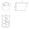 Инсталляция Grohe Rapid SL 38772001 4 в 1 + Унитаз подвесной Volle Libra Rimless с сидением Slim Soft Close 13-41-160S
