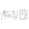 Инсталляция Grohe Rapid SL 38772001 + Унитаз подвесной Volle ORLANDO Rimless+сиденье твердое Slim slow-closing 13-35-373