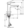 Смеситель для раковины с донным клапаном Hansgrohe Metropol 110 полированное золото 32507990