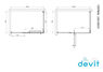 Душевая кабина Devit Comfort 120x80 (Профиль - хром, стекло - серое) FEN2323G