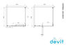 Душевая кабина Devit Comfort 100x100 (Профиль - хром, стекло - прозрачное) FEN2223