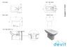 Биде напольное Devit Comfort 2110123