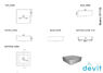 Раковина на столешницу Devit Quadra 40 см белый 1511132
