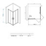 Душевая кабина PRIMERA Prime 80x80 PRI2822C без поддона
