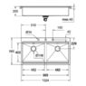 Кухонная мойка с нержавеющей стали Grohe K800 31585SD0 матовая
