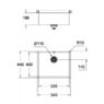 Мойка для кухни под столешницу Grohe K700 54х44 см теплый закат матовый 31574DL0