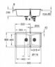 Мойка для кухни Grohe K700 90х50 см кварцевый композит черный гранит 31658AP0