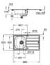 Мойка для кухни Grohe K200 86х50 см со смесителем нержавеющая сталь матовая 31562SD1