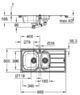 Мойка для кухни Grohe K200 96,5х50 см нержавеющая сталь матовая 31564SD1