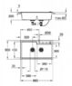 Мойка для кухни прямоугольная Grohe K500 90-C 86/50 2.0 композитная черный 31649AP0