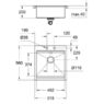 Кухонная мойка Grohe K800 518х560 31583SD0 матовая
