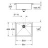 Кухонная мойка с нержавеющей стали Grohe K700 31579SD0 матовая