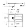 Кухонная мойка с нержавеющей стали Grohe K500 31571SD0 матовая