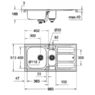 Кухонная мойка с нержавеющей стали Grohe K400+ 31569SD0 матовая