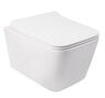 Унитаз подвесной безободковый Q-Tap Crow WHI 5170 с сидением soft-close QT05335170W