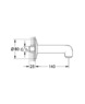 Излив со стены Grohe Bau Classic 13258000