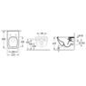 Унитаз подвесной Villeroy&Boch Venticello 4611RS01 с сиденьем Soft-Close