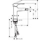 Смеситель для биде Hansgrohe Metropol хром 32520000
