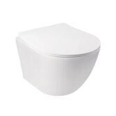Унитаз подвесной безободковый Q-Tap Jay WHI 5176 с сидением soft-close QT07335176W