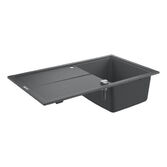 Мойка для кухни прямоугольная композитная Grohe K400 50-C 86/50 1.0 серый 31640AT0