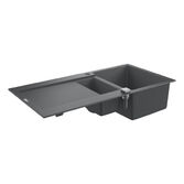 Мойка для кухни прямоугольная Grohe K500 60-C 100/50 1,5 композитная серый 31646AT0