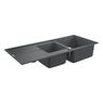 Мойка для кухни прямоугольная композитная Grohe K400 80-C 116/50 1.5 врезная 31643AT0