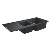 Мойка для кухни прямоугольная композитная Grohe K400 80-C 116/50 1.5 черный 31643AP0