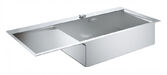Кухонная мойка с нержавеющей стали GROHE K1000 КРЫЛО СЛЕВА, 31582SD0