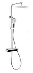 Душевая система Q-Tap Sloup хром/черный QTSL57T105VNGCB