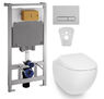 Инсталляция для унитаза Volle Master 141515 + Унитаз подвесной AM PM Sensation FlashClean C301700WH с сиденьям Sof Close