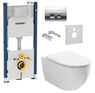 Инсталляция Geberit Duofix 458.168.21.1 4 в 1 + Унитаз подвесной ASIGNATURA Simple Bend 37822805 с сиденьем Soft Closing