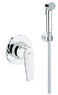 Гигиенический душ со смесителем Grohe BauFlow хром 121645