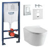 Инсталляция Grohe Rapid SL 38772001 4 в 1 + Унитаз подвесной ASIGNATURA Simple Bend 37832805 с сиденьем Soft Close