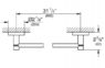 Полотенцедержатель Grohe Essentials 80 матовый теплый закат 40386DL1