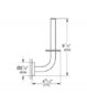 Бумагодержатель Grohe Essentials для запасного рулона матовый графит 40385AL1