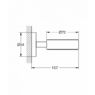 Стакан держатель Grohe Essentials матовый графит 40369AL1
