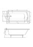 Ванна акриловая Roca LINEA 170x75 A24T042000
