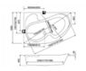 Ванна акриловая Koller Pool Montana 160x105 MONTANA160X105L